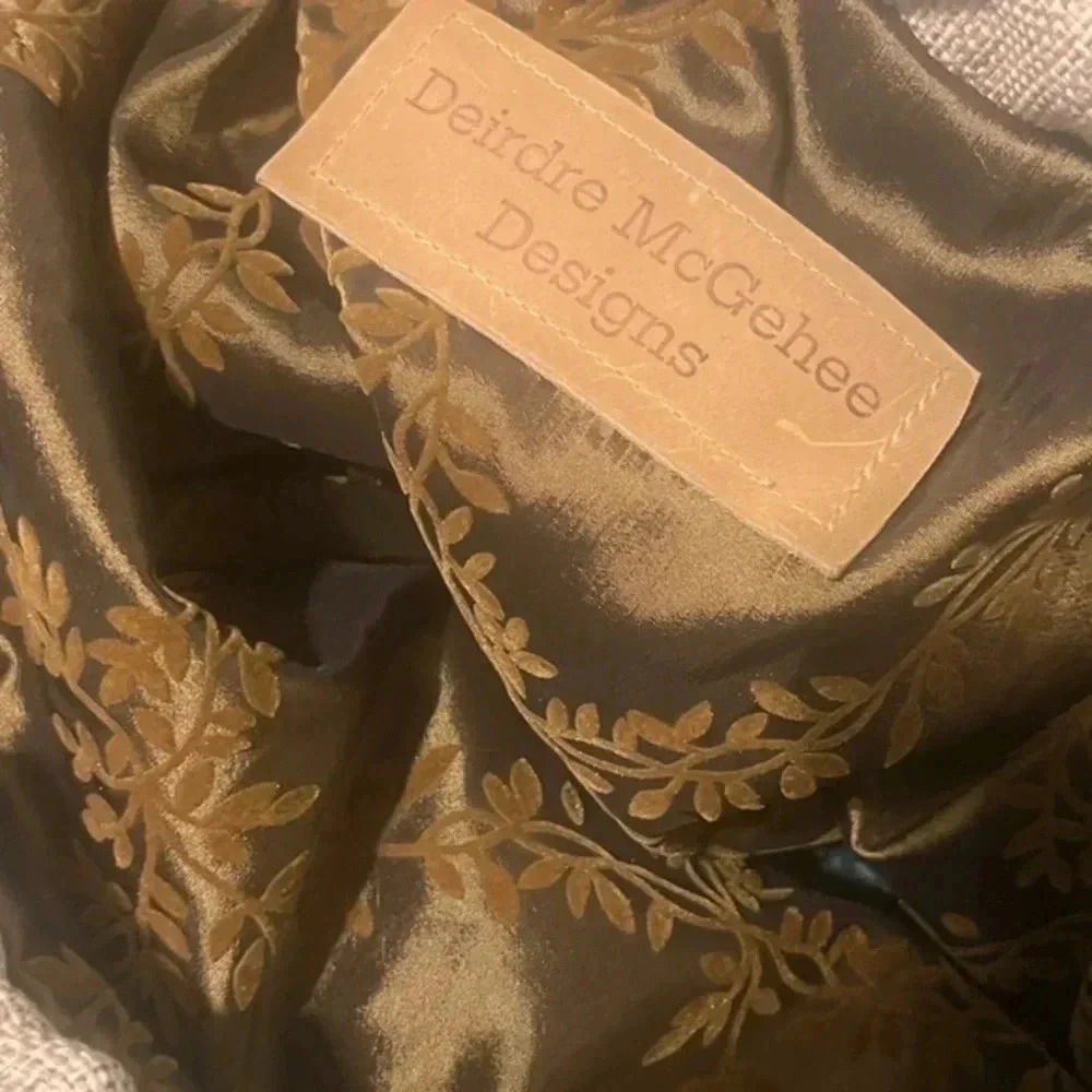 One of a Kind Deidre McGehee Design DMD Chenille One Strap Backpack Bag Purse - Picture 9 of 14